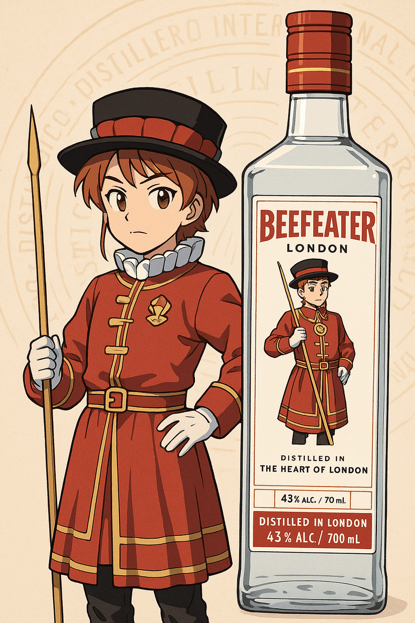 ビーフィーターのボトル